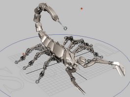 Mechanical Scorpion 3d model preview