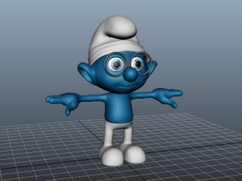 Smurfs Character 3d model preview