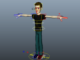 Young Man Rig 3d preview