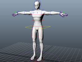Spider Man Rig 3d model Maya files free download - CadNav