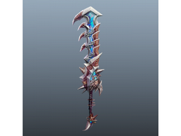 Chainsaw Sword 3d model preview