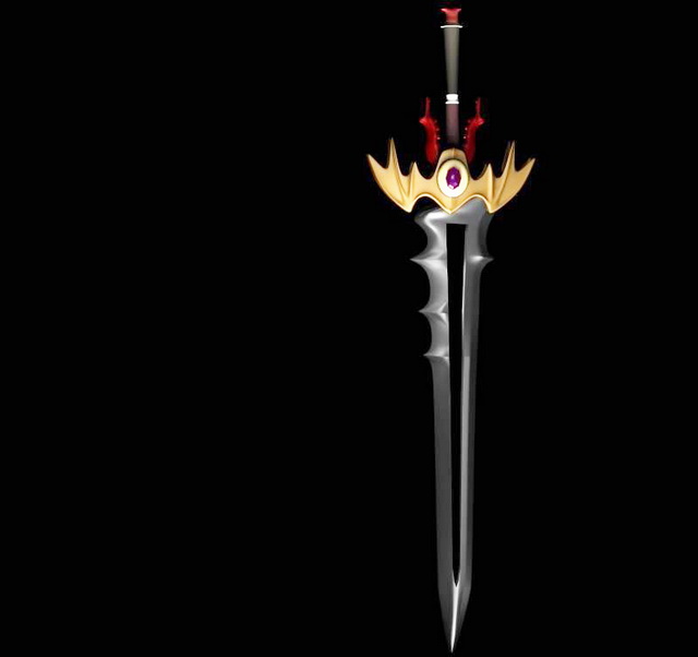 Dragon Sword, 3D CAD Model Library