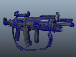 Heavy Combat Rifle 3d preview