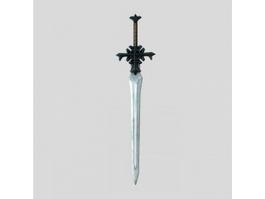 Cross Blade Sword 3d model preview