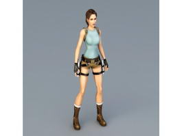 Tomb Raider Anniversary 3d model preview