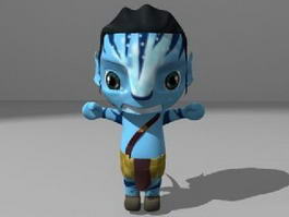 Avatar Film Man Cartoon 3d preview