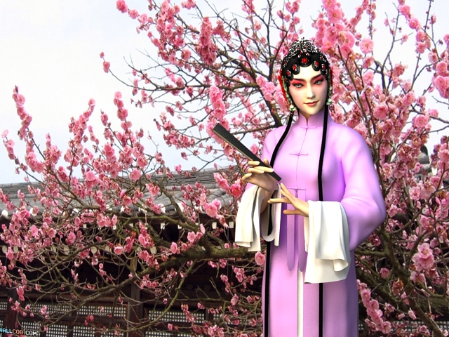 Peking Opera Character 3d rendering
