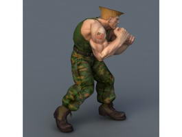 Guile Street Fighter 3d preview