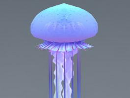 Blue Jellyfish 3d model preview