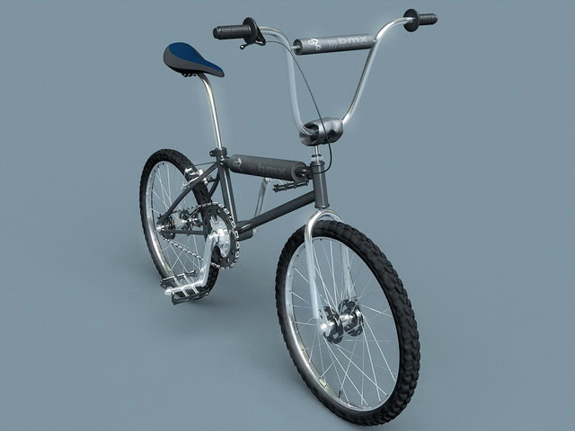 Hyper BMX Bicycle 3d rendering