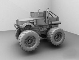 Tractor Vehicle 3d preview