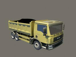 Big Dump Truck 3d model preview