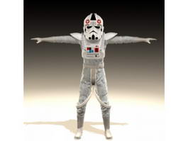 Star Wars Imperial AT-AT Driver 3d model preview