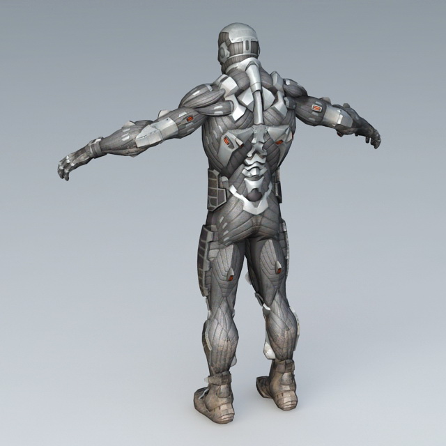 Sci-Fi Armor 3d rendering