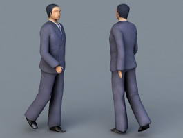 Businessman Walking 3d preview