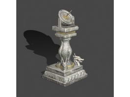 Ancient Chinese Sundial 3d model preview