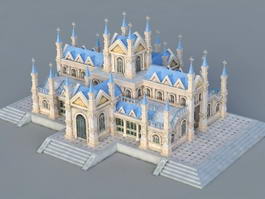 Catholic Church 3d model preview