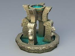 Fantasy Fountain 3d preview