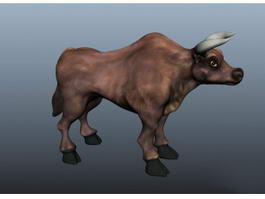 Cattle Bull 3d model preview