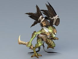 Birdman Warrior 3d model preview
