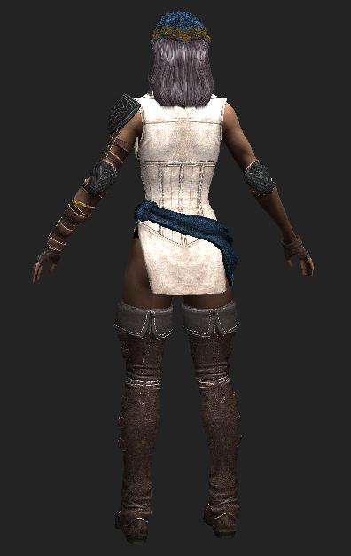 Female Pirate Isabella 3d rendering
