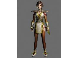 Chinese Warrior Princess 3d preview