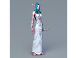 Tyrande Whisperwind 3d preview