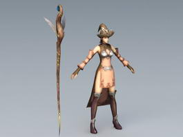 Mage of Insurgents 3d model preview