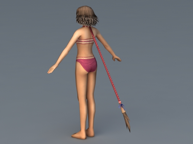 Bikini Woman 3d rendering
