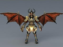 Draconian archmage 3d model preview