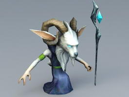 Wizard Goat 3d preview