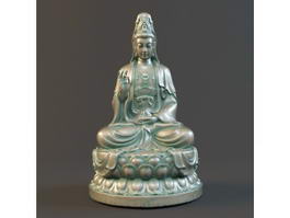 Seated Guan Yin Bodhisattva 3d preview
