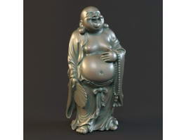 Laughing Fat Buddha 3d model preview