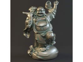 Fat Happy Buddha 3d model preview