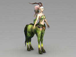 Female Centaur 3d model preview