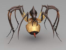 Zombie Spider Monster 3d model preview