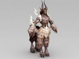 Male Centaur with Horns 3d preview