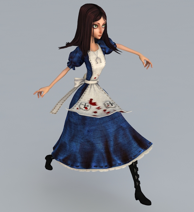 Alice Madness Returns 3d Model 3ds Max Files Free Download Modeling