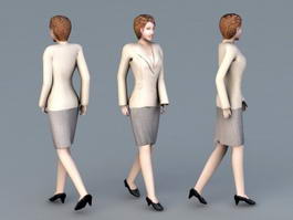 Professional Business Woman 3d preview