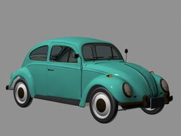 Old VW Beetle 3d preview