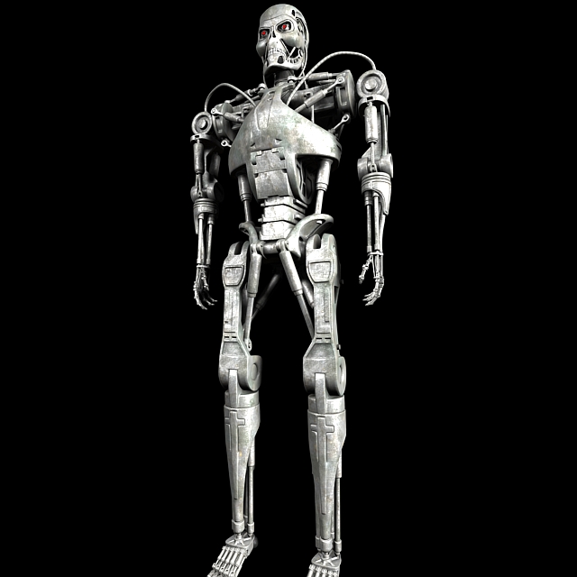 Terminator Endoskeleton 3d rendering