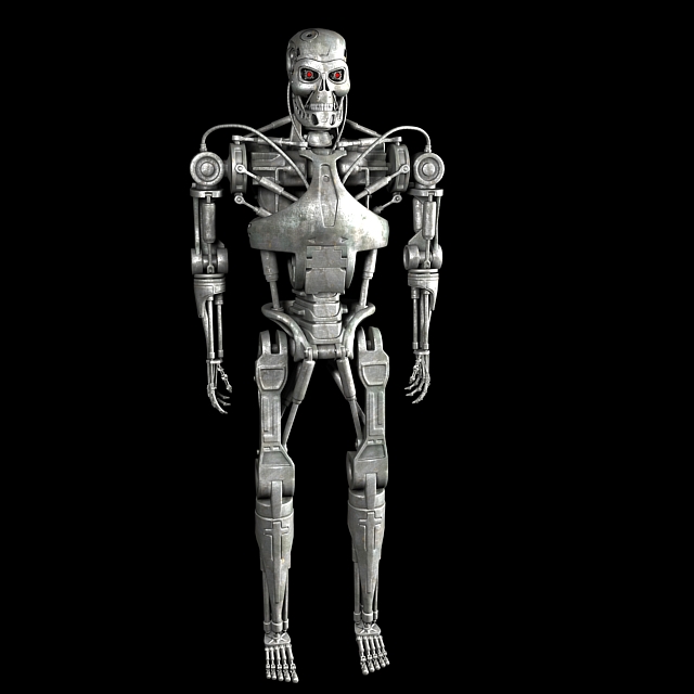 Terminator Endoskeleton 3d rendering