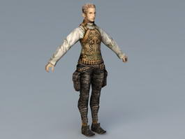 Balthier Character 3d preview