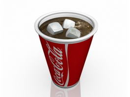 Coca-Cola Cup 3d model preview