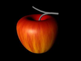 Red Apple 3d preview