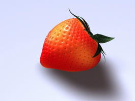 Fresh Strawberry 3d preview