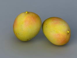 Mango Fruit 3d model preview
