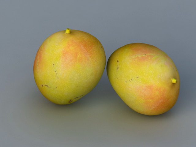 Mango Fruit 3d rendering
