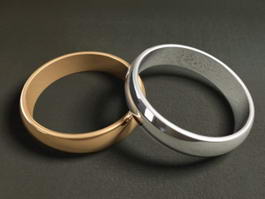 Couple Rings 3d model preview