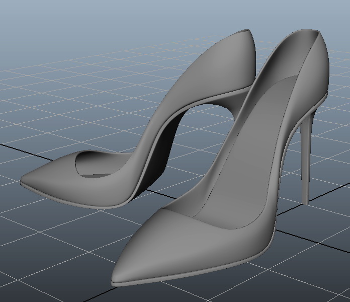 Stiletto High Heel Shoes 3d rendering